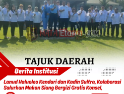 Lanud Haluoleo Kendari dan Kadin Sultra, Kolaborasi Salurkan Makan Siang Bergizi Gratis Konsel,