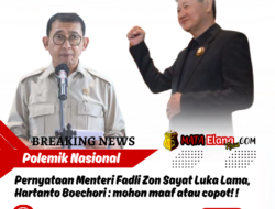 Pernyataan Menteri Fadli Zon Sayat Luka Lama, Hartanto Boechori : mohon maaf atau copot! 