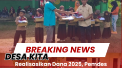 Realisasikan Dana 2025, Pemdes Watuumeto Bagikan 41 Seragam Siswa di Dua Sekolah Dasar.