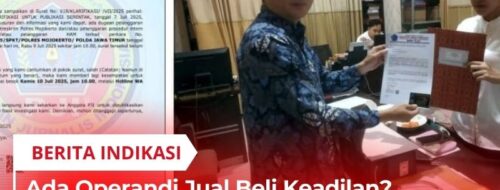 Ada Operandi Jual Beli Keadilan?, Endus Peliknya Menguak Mafia Hukum, PJI Soroti Kinerja Polres Mojokerto.