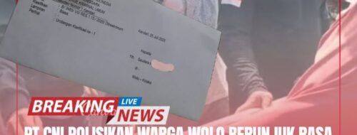 PT.CNI Polisikan Warga Wolo Berunjukrasa ,Tuai Tanda Tanya Adakah Operandi Hukum?, Publik Harap Mapolda Sultra Konsisten Rastra Sewakottama.