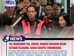 Eks Mendikbud Era Jokowi, Nadiem Makarim Resmi Ditahan Kejagung, Kasus Korupsi Chromebook.