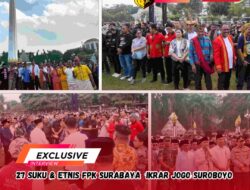 27 Suku & Etnis FPK Surabaya Ikrar Jogo Suroboyo