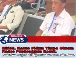 Miris.!!!,Kasus Pidum Timpa Oknum Kades Puudonggala di Konut, Ternyata Terjadi Di Meja Bundar Saat Asik Miras.
