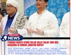 Pemkab Barito Utara Gelar Salat Hajat dan Doa Bersama di Rumah Jabatan Bupati.