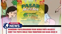 Boomerang Penyelenggaraan Pasar Murah Partai Golkar Di Konut Tuai Protes Dinilai Tidak Transparan dan Kasak-Kusuk di Internal Kader.