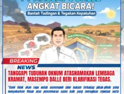 Tanggapi Tuduhan Oknum Atasnamakan Lembaga KRAMAT, MASEMPO DALLE Beri Klarifikasi Tegas.