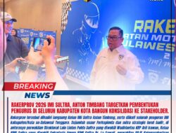 Rakerprov 2026 IMI Sultra, Anton Timbang Targetkan Pembentukan Pengurus di Seluruh Kabupaten Kota Bangun Konsilidasi Ke Stakeholder.